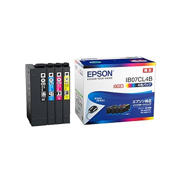 EPSON - EPSON ビジネスインクジェット用 インクカートリッジ IB07CL4B Amazon | エプソン 純正 インクカートリッジ IB07CL4B 4色